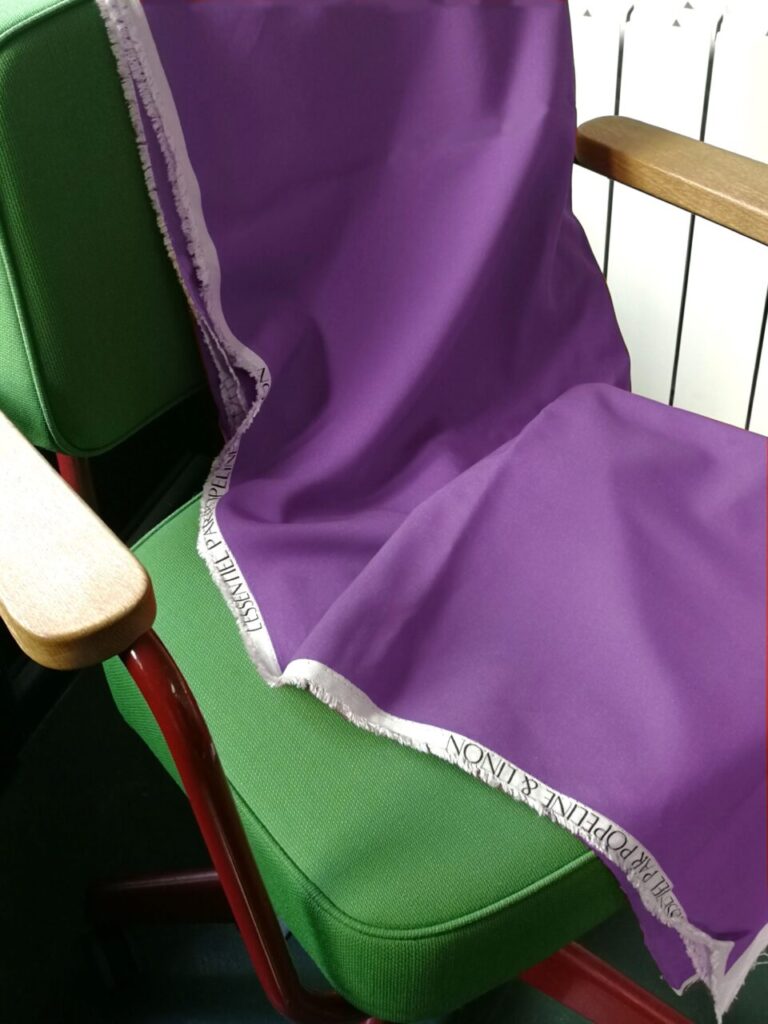 TISSU TWILL DE VISCOSE "VAN DYCK" Popeline & Linon