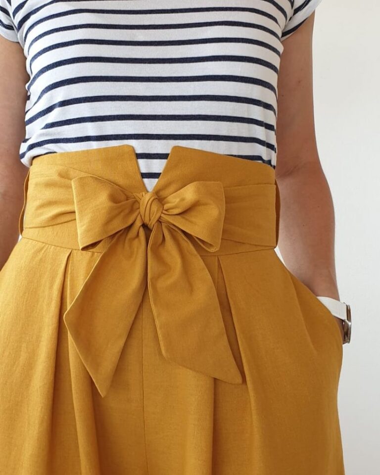 Patron De Couture Style Arc - Jupe En Jean Longueur Mollet - Taille 38 à 50 - Modèle Avec Braguette & Poches