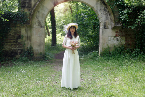 Ensemble de mariée fait main pièce unique - L'Élégante avec La Captivante